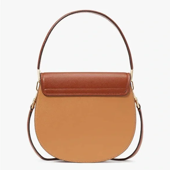 ♠️kate spade Reegan Colorblock Saddle Crossbody Bag, Squash Blossom Multi NWT